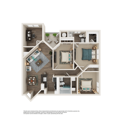 4 Bed 2 Bath Floor Plan | 1,166 Sq. Ft. at Element Deer Valley in Arizona 85027